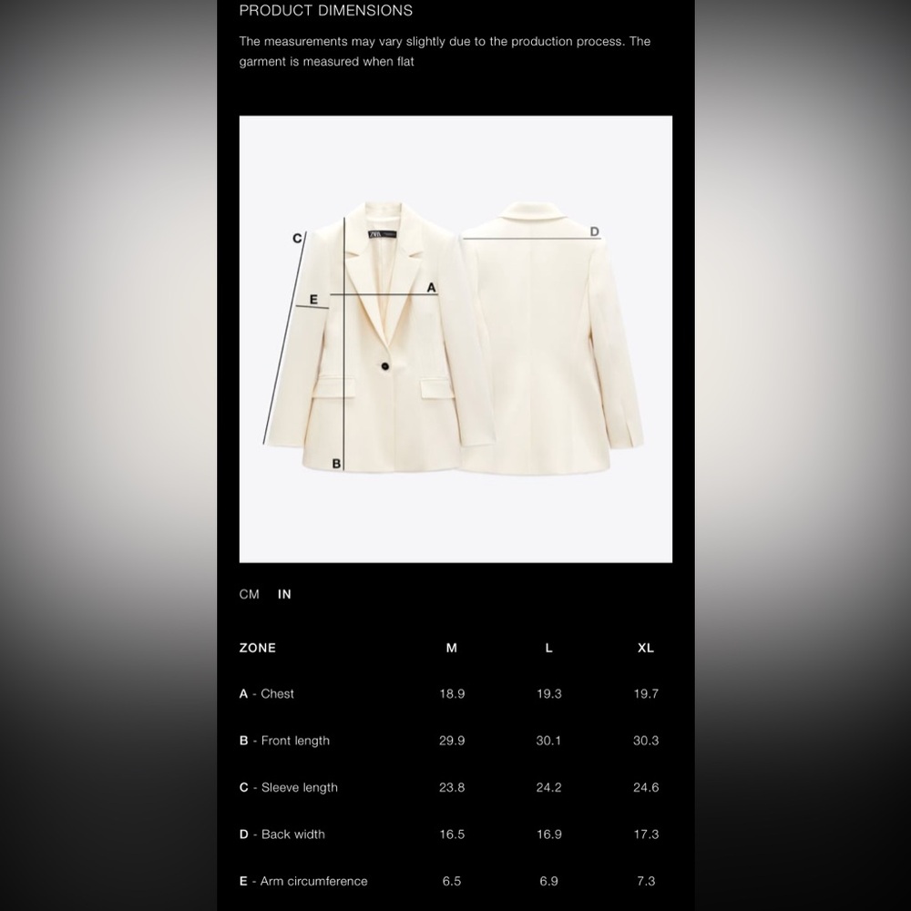 Zara ZIPPERED BLAZER DRESS ZW COLLECTION - Picture 6 of 6
